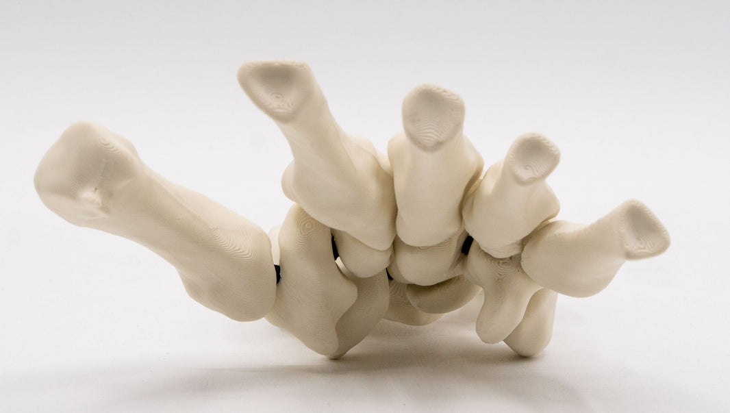3D Printed Wrist Model with SimuBone + TPU | Medical Training Innovation