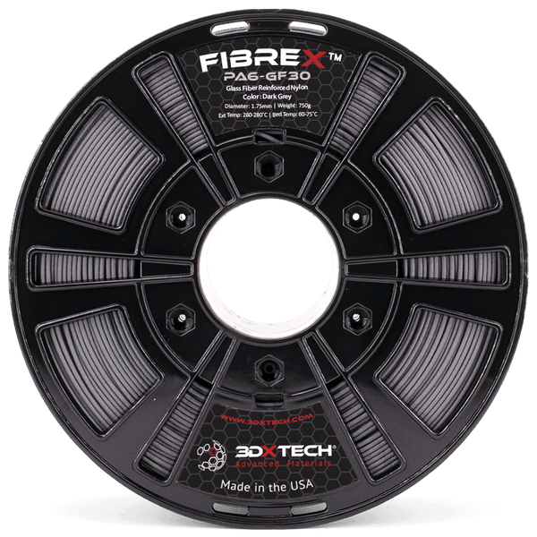 3Dフィラメント 2.85mm-GF30-PA6-ガラス繊維強化ポリアミド6 FIBREX™ Nylon PA6+GF30 | 3DXTECH