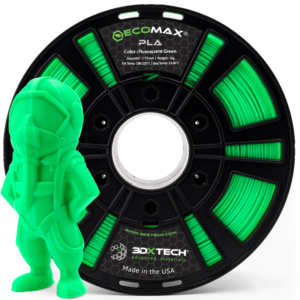 PLA 1.75mm Fluorescent Green 1kg 3D Printing Filament