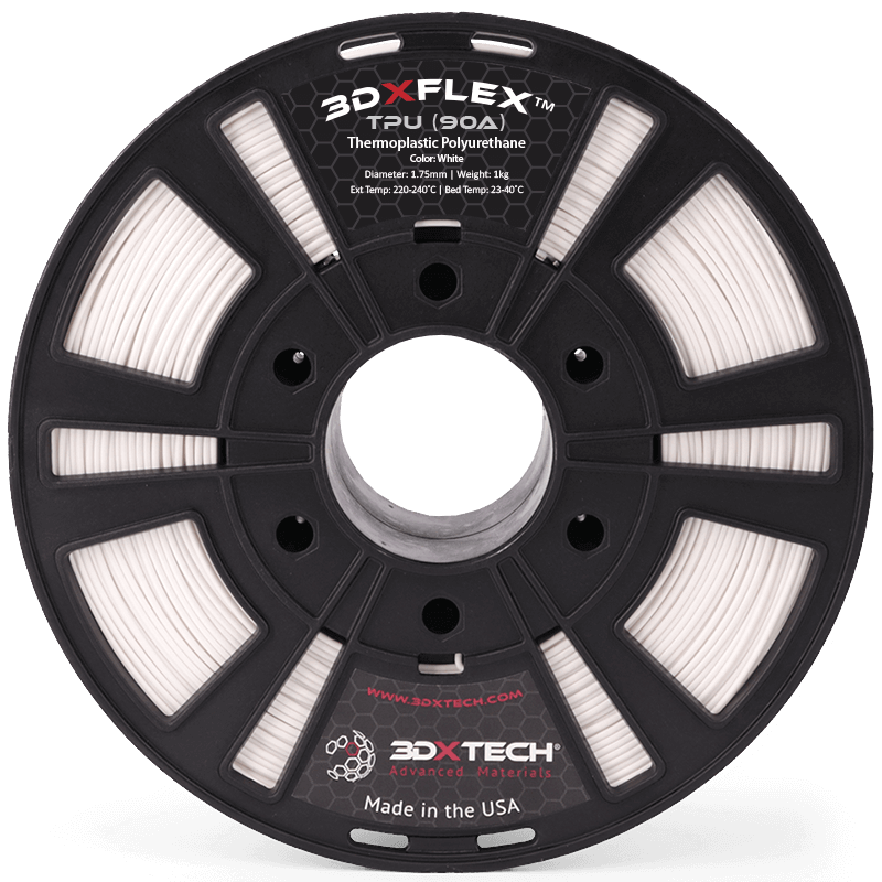 Z3D FLEX TPU filament TRANSPARENT