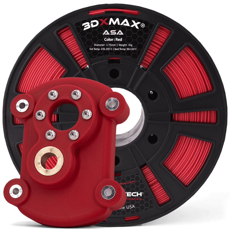 ASA 1.75mm Red 1kg 3D Printer Filament